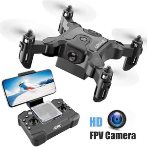 Mini Drone with/without 4K HD Camera – Follow Me Mode, Altitude Hold, WiFi FPV Quadcopter | RC Helicopter & Drone Toys for Kids