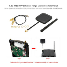 5.8G 14dBi FPV Enhanced Range Modification Antenna Kit for Hubsan H501S H502S H107D H107D+  Remote Controller