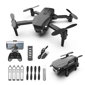 Mini Drone 4K 1080P HD Camera WiFi Fpv Air Pressure Altitude Hold Foldable Quadcopter RC Dron Kid Toy Boys GIfts