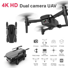 Mini Drone 4K 1080P HD Camera WiFi Fpv Air Pressure Altitude Hold Foldable Quadcopter RC Dron Kid Toy Boys GIfts