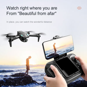 S128 Mini Drone 4K Dual HD Camera Three-Sided Obstacle Avoidance Air Pressure Fixed Height Professional Foldable Quadcopter Toys