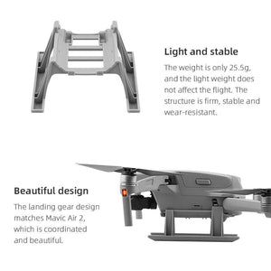 Mavic Air 2/DJI Air 2S Landing Gear Portable Landing Skid Kit Extended Expansion for DJI Mavic Air 2 Drone Accessories