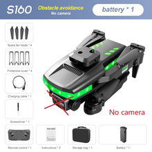 S160 Mini Drone 4K HD Camera Four-sided Obstacle Avoidance Air Pressure Fixed Height Professional Foldable Quadcopter Toys