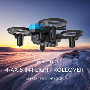 2022 New GT1 Mini Drone 360° Air Rolling with Blade Protection 2.4G Quadcopter Children&#39;s Remote Control Airplane Toys Gift