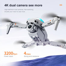 XKJ New K109 Mini Drone Breathing Light 4K Dual HD Camera Automatic Obstacle Avoidance Professional Foldable Quadcopter Gifts