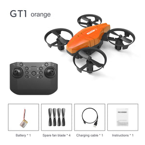 2022 New GT1 Mini Drone 360° Air Rolling with Blade Protection 2.4G Quadcopter Children&#39;s Remote Control Airplane Toys Gift