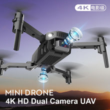 Mini Drone 4K 1080P HD Camera WiFi Fpv Air Pressure Altitude Hold Foldable Quadcopter RC Dron Kid Toy Boys GIfts